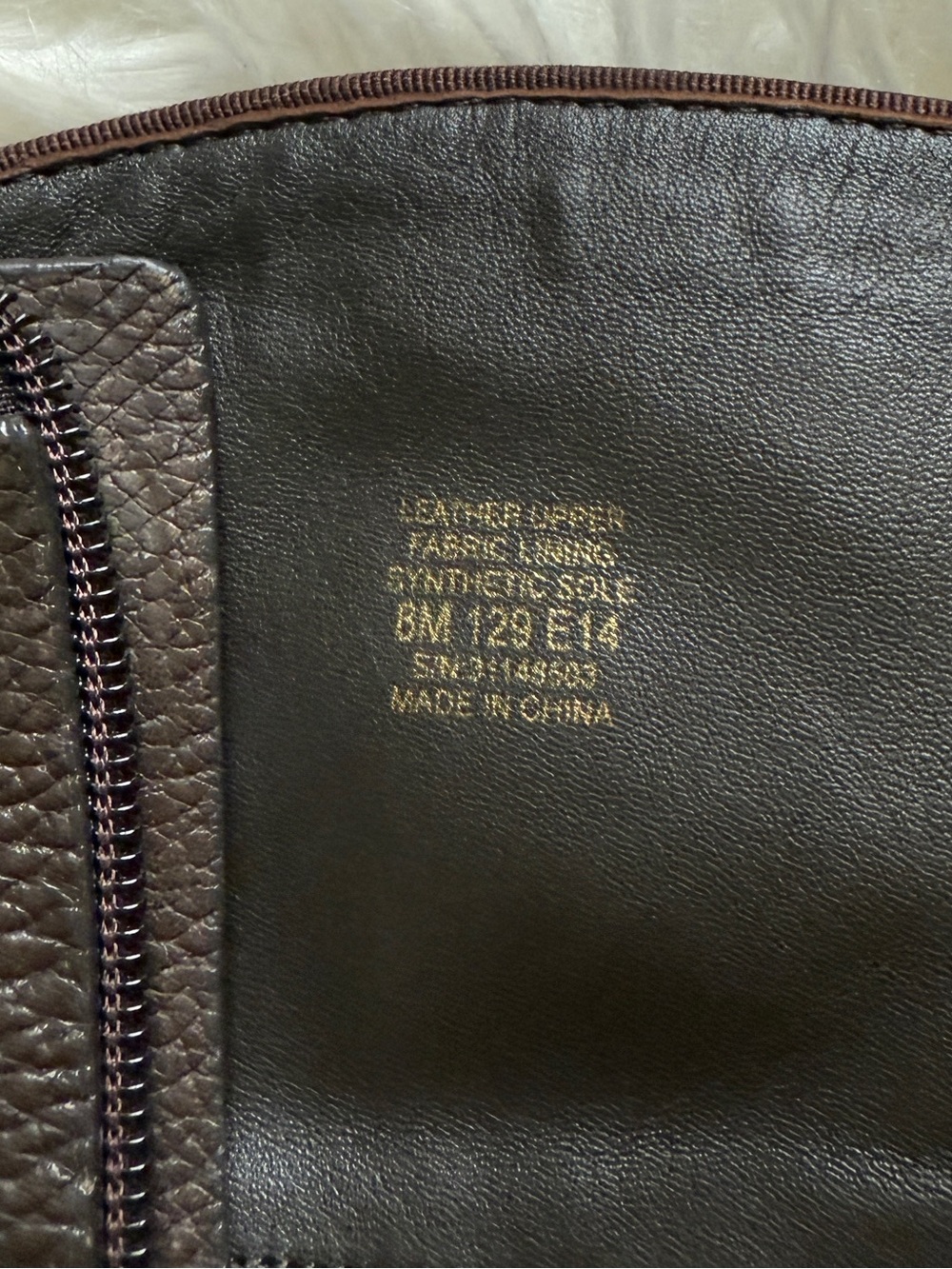 Tory Burch Leather Zip Up Boots Dark Brown - Picture 11 of 13